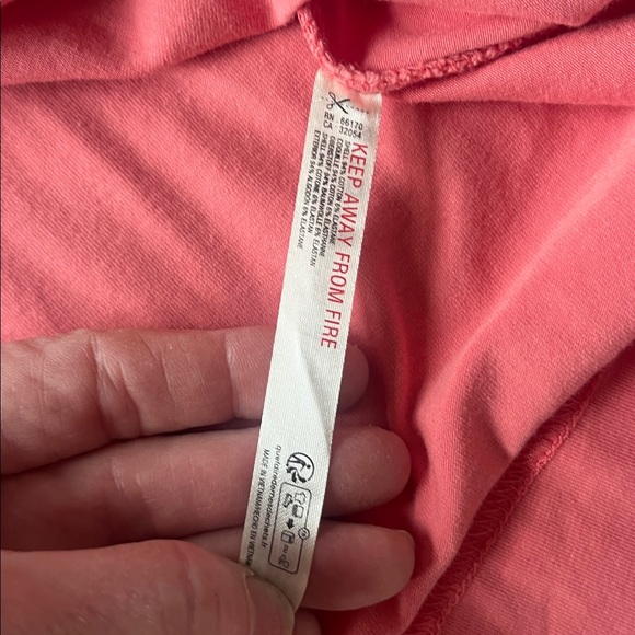 Free People Movement Hot Shot Women's Pink hibiscus Hoodie Size Small - Picture 9 of 11